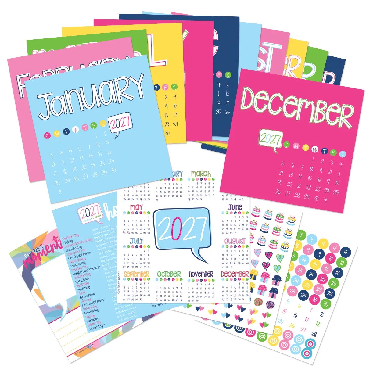 📅✨2027–2028 Reminder Binder® – 24-Month All-in-One Life Planner | January 2027 - December 2028-ddh