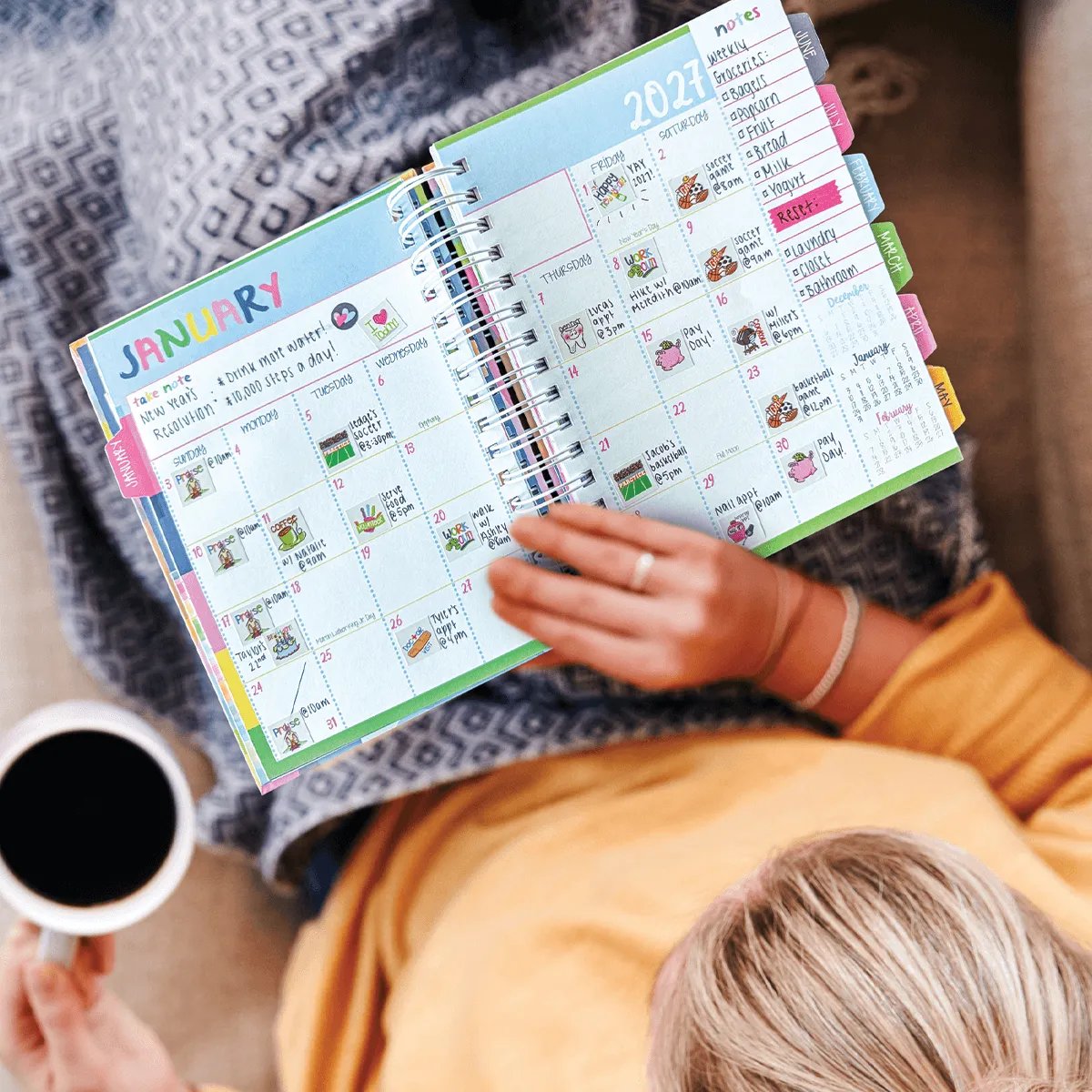 📅✨2027–2028 Reminder Binder® – 24-Month All-in-One Life Planner | January 2027 - December 2028-ddh