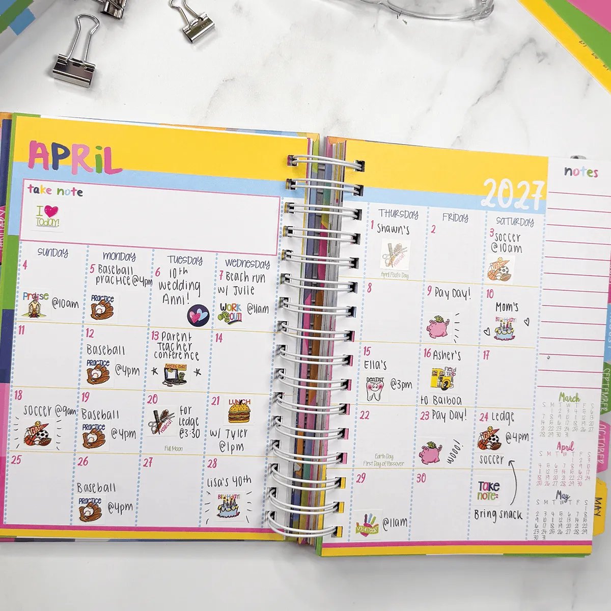 📅✨2027–2028 Reminder Binder® – 24-Month All-in-One Life Planner | January 2027 - December 2028-ddh