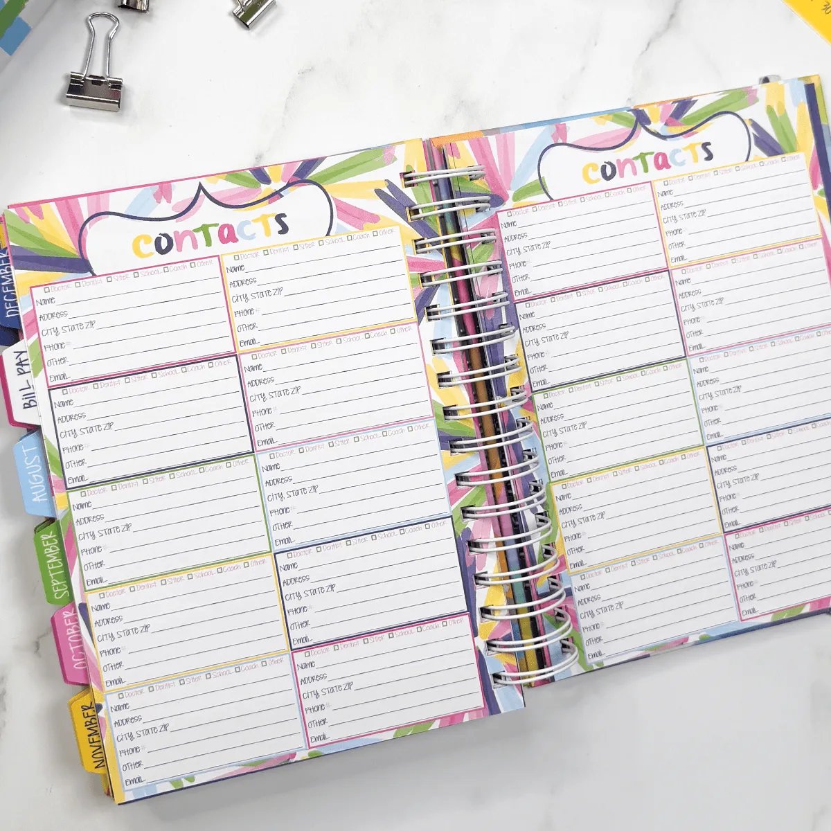 📅✨2027–2028 Reminder Binder® – 24-Month All-in-One Life Planner | January 2027 - December 2028-ddh