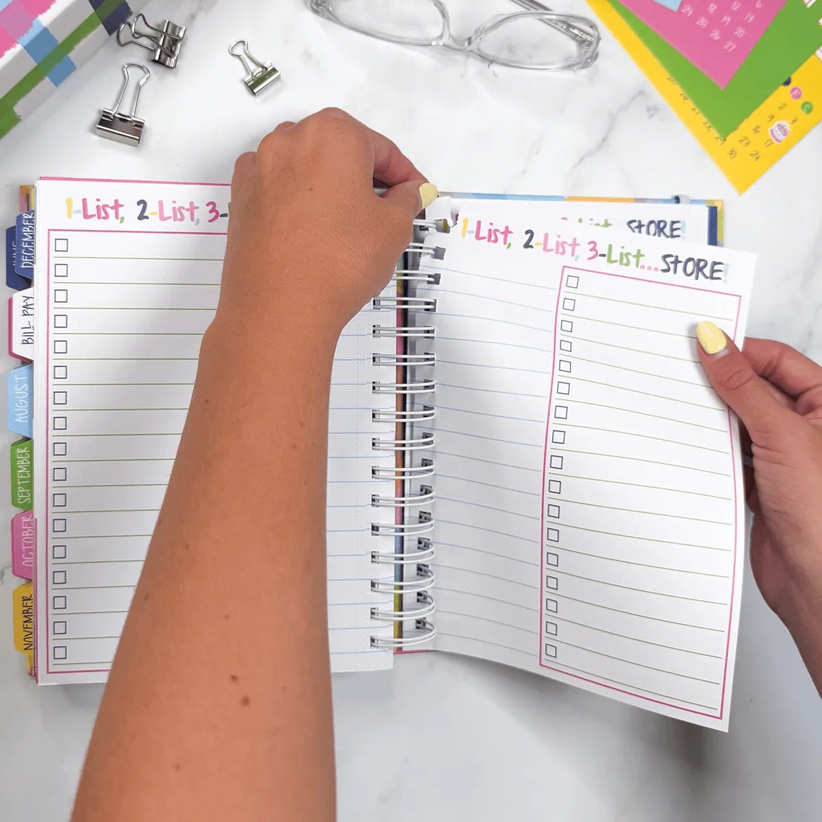 📅✨2027–2028 Reminder Binder® – 24-Month All-in-One Life Planner | January 2027 - December 2028-ddh