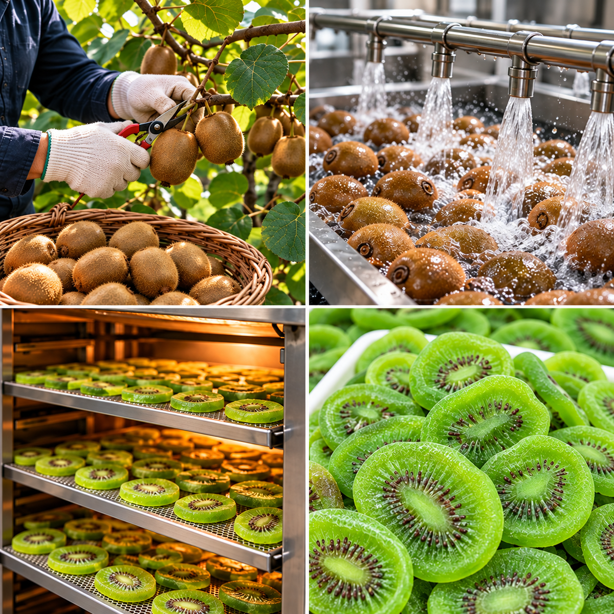 🥝 California-Grown Dried Green Kiwi-dhh