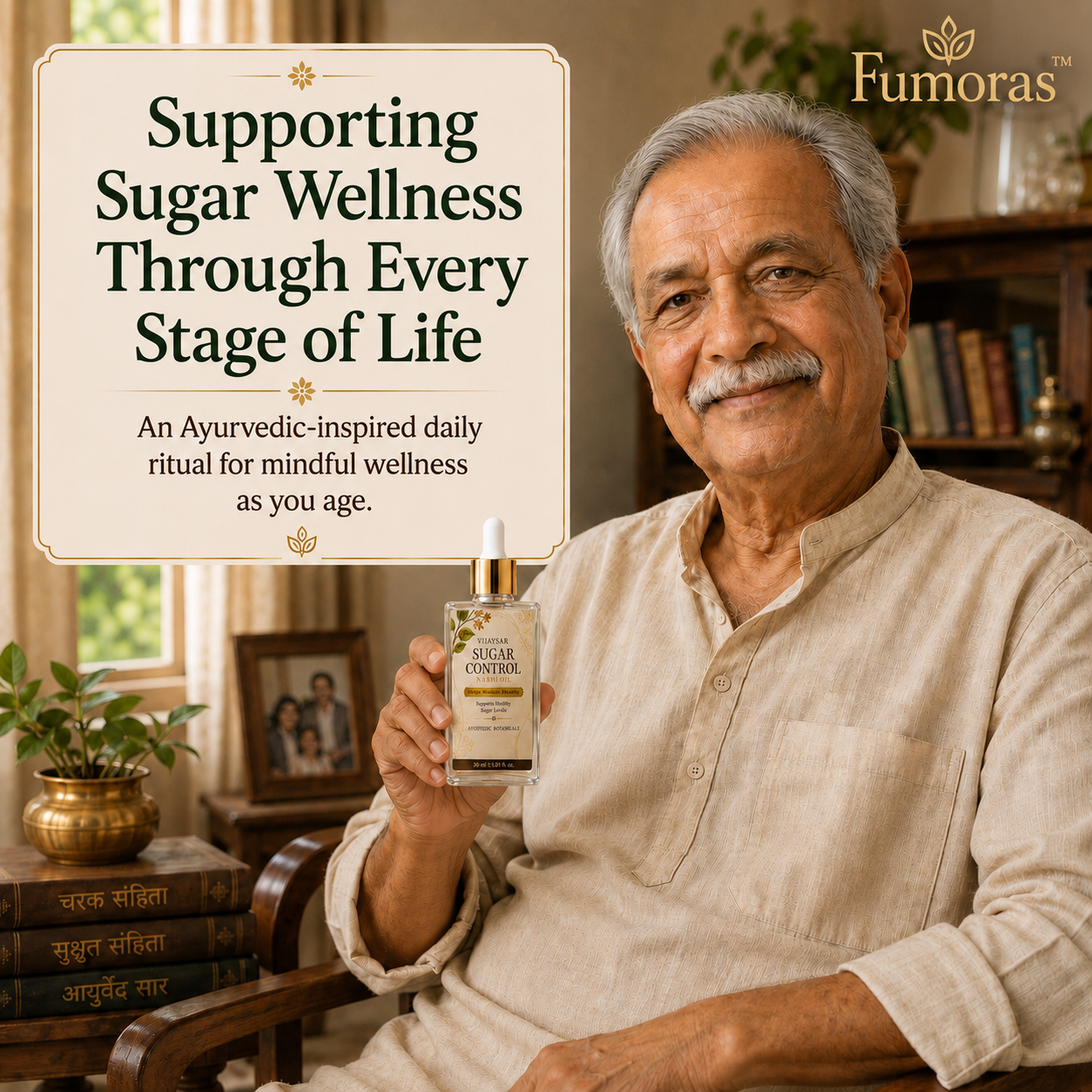 Fumoras® Vijaysar Sugar Nabhi Oil Natural Blood Sugar Management