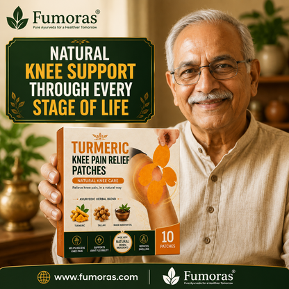 Fumoras®Turmeric Knee Pain Relief Patches