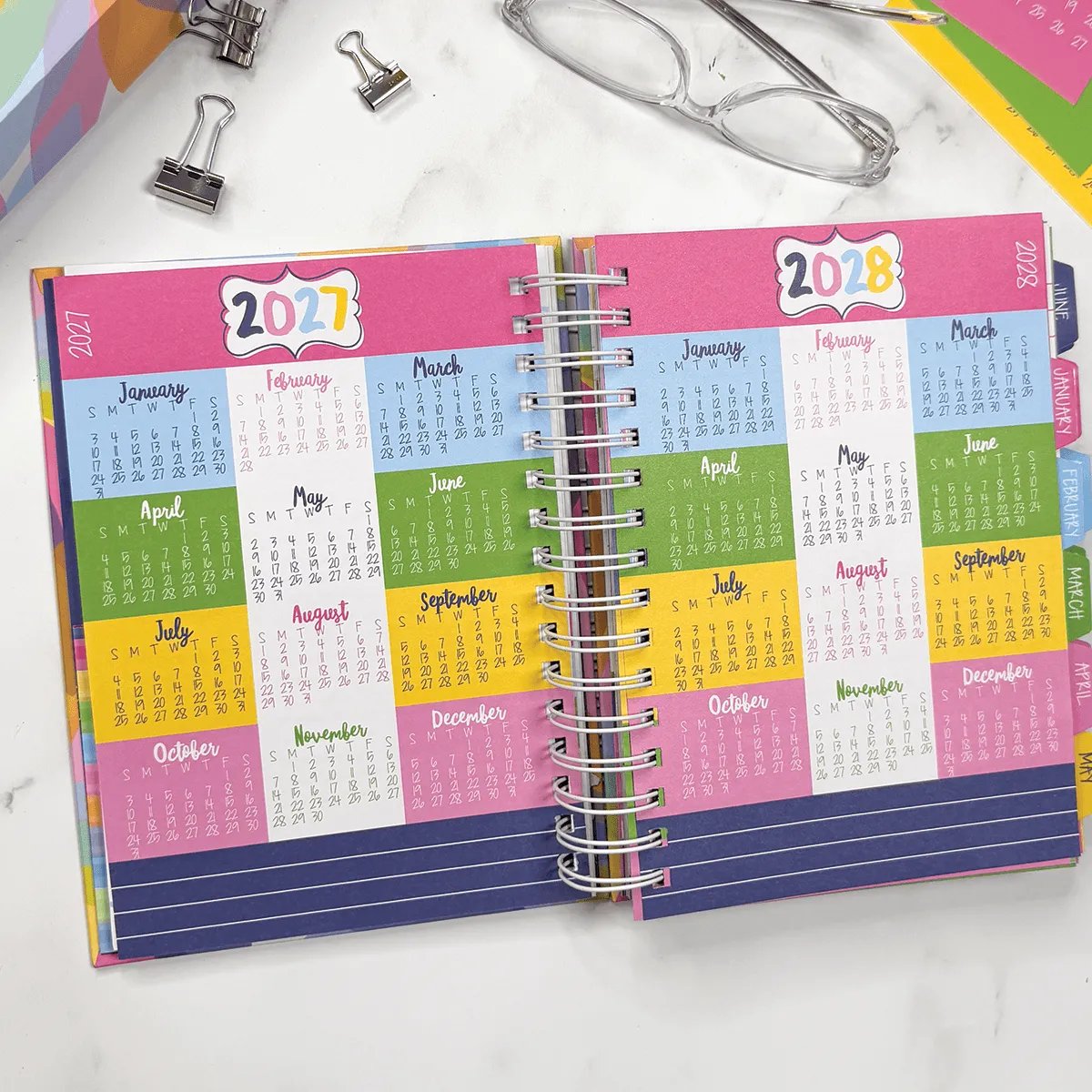 📅✨2027–2028 Reminder Binder® – 24-Month All-in-One Life Planner | January 2027 - December 2028-ddh