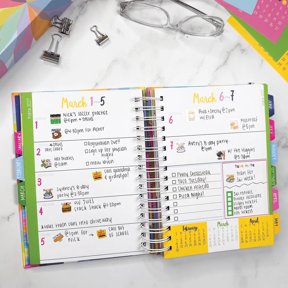 📅✨2027–2028 Reminder Binder® – 24-Month All-in-One Life Planner | January 2027 - December 2028-ddh