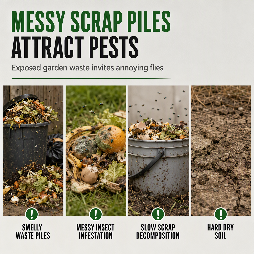 Stainless Steel Worm Composting Tube for Gardens-ddh